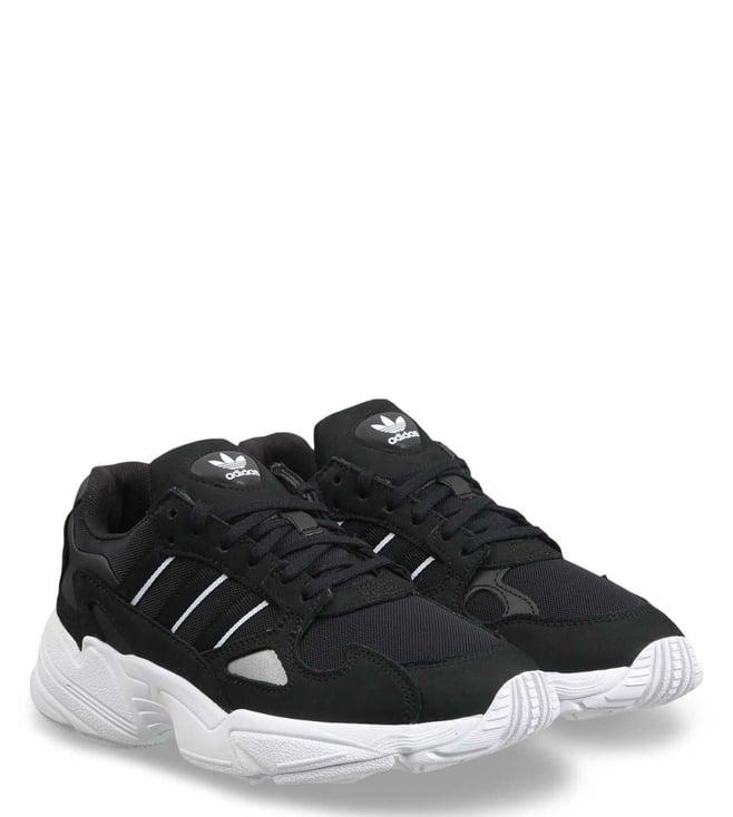 adidas originals women's falcon black sneaker