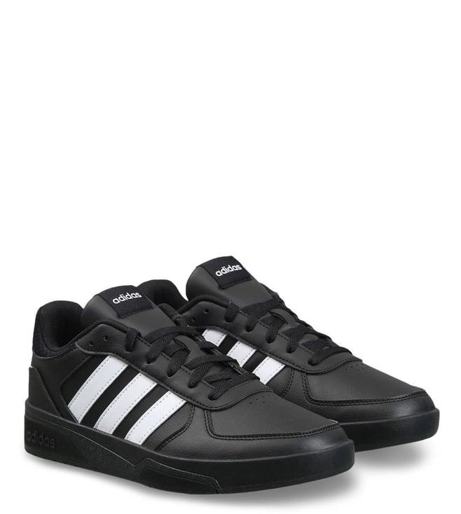 adidas men's courtbeat black sneakers