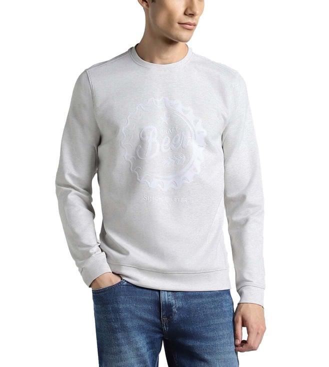 simon carter london grey regular fit sweatshirt