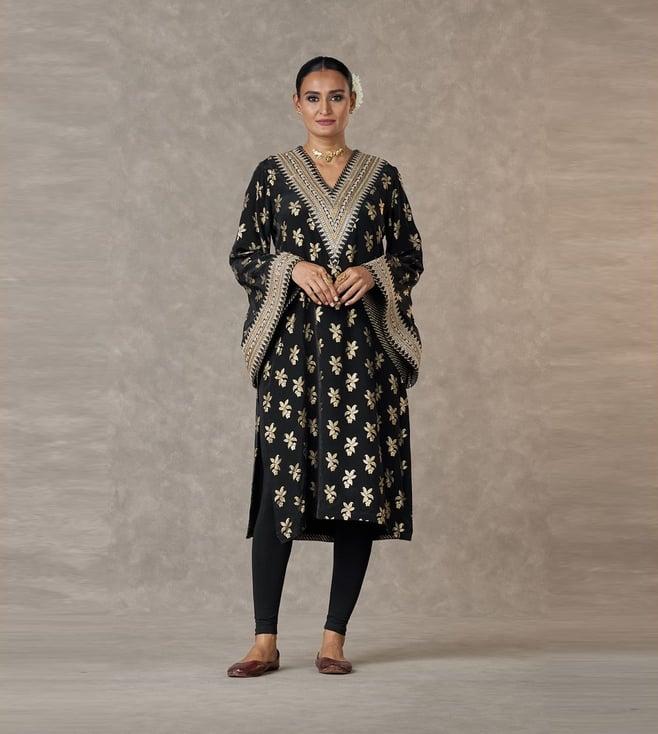 masaba black cherrybloom kurta