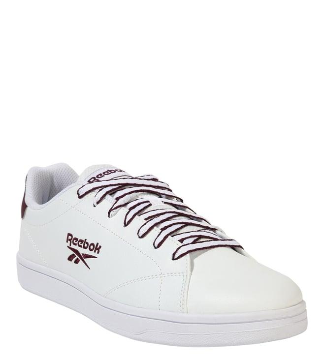 reebok men's complete white sneakers