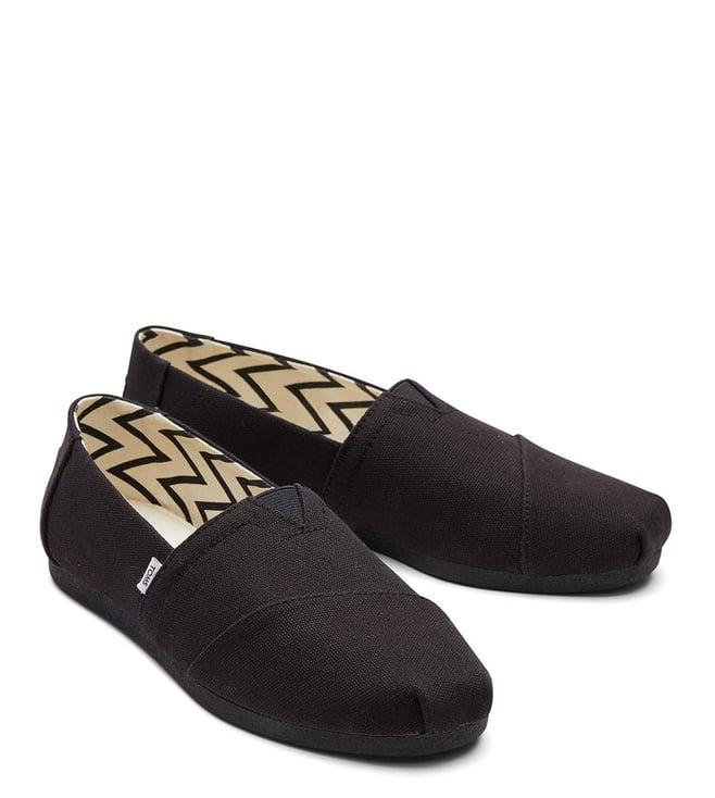 toms women's black slip on sneakers