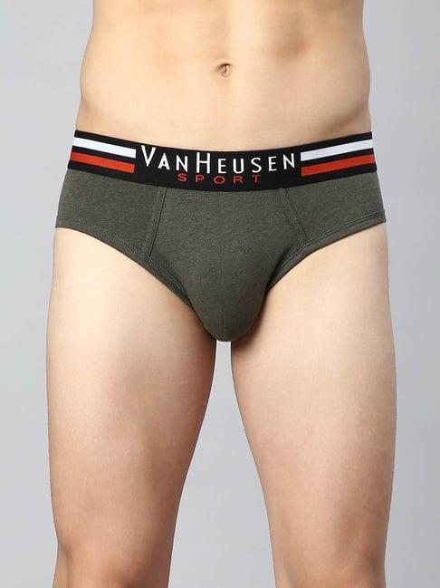 van heusen olive green briefs