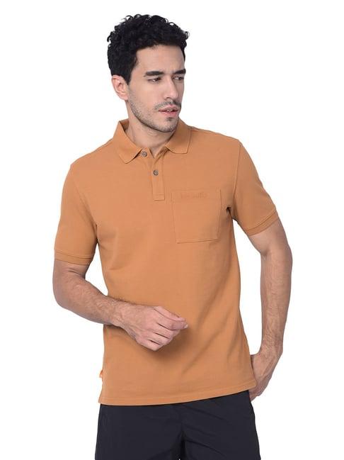 timberland wheat regular fit polo t-shirt