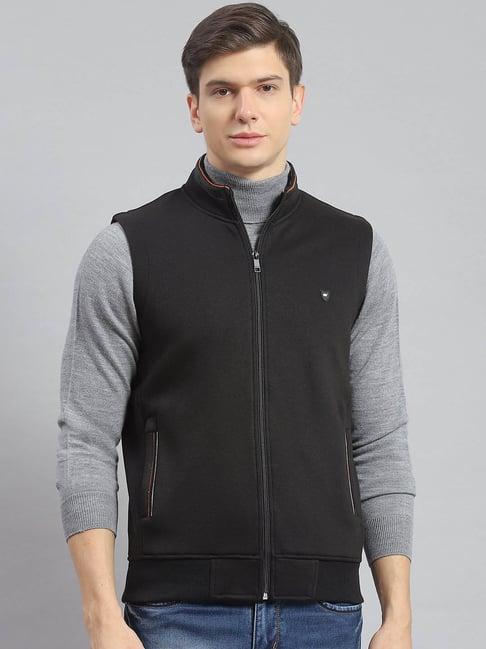 monte carlo black regular fit jacket