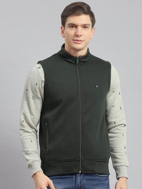 monte carlo olive regular fit jacket