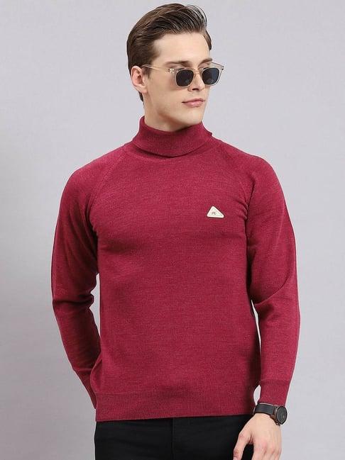 monte carlo red regular fit sweatshirt