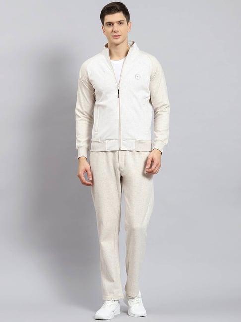 monte carlo white regular fit colour block tracksuit