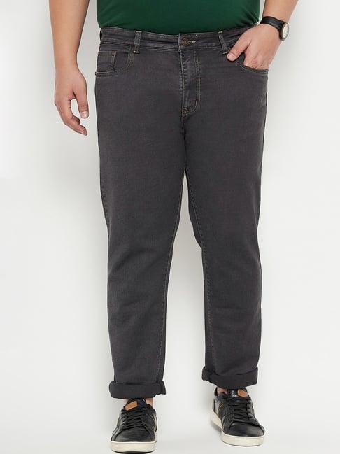 bigbanana dark grey regular fit jeans