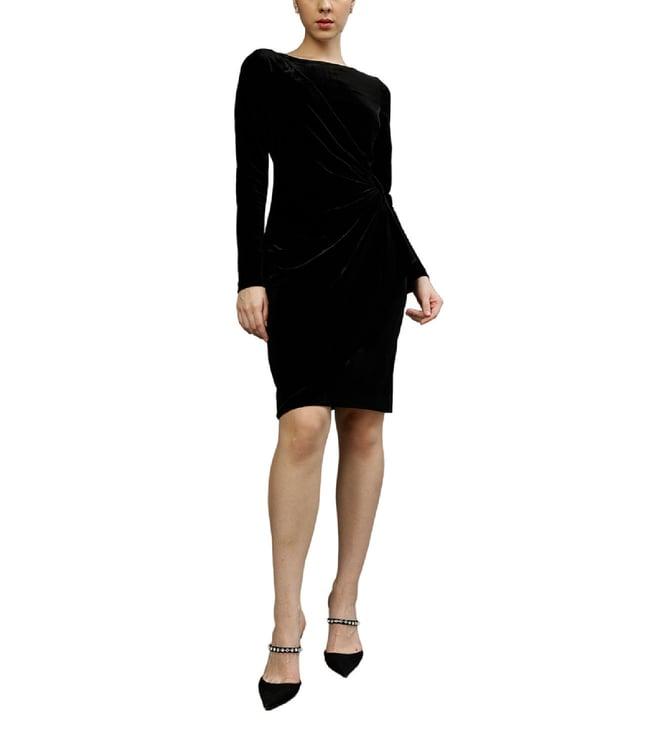 dkny black fashion regular fit dress