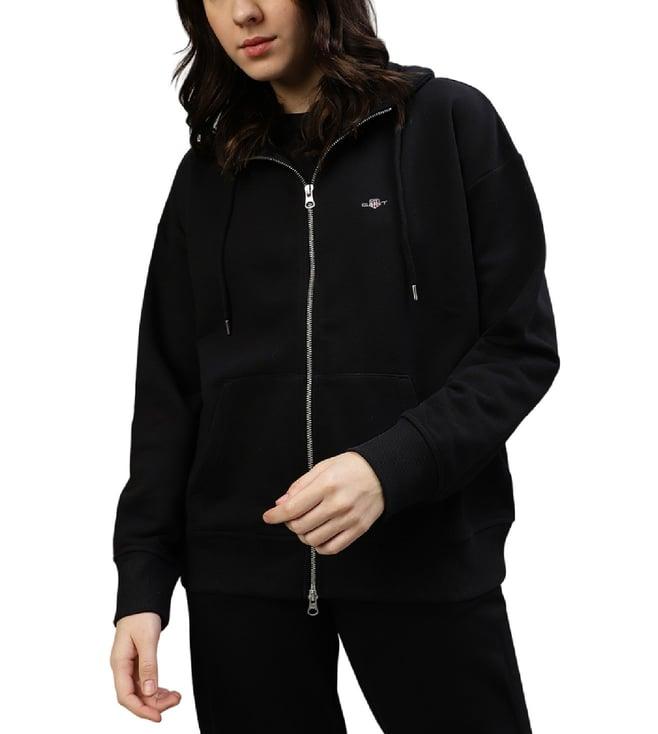 gant black fashion relaxed fit sweatshirt