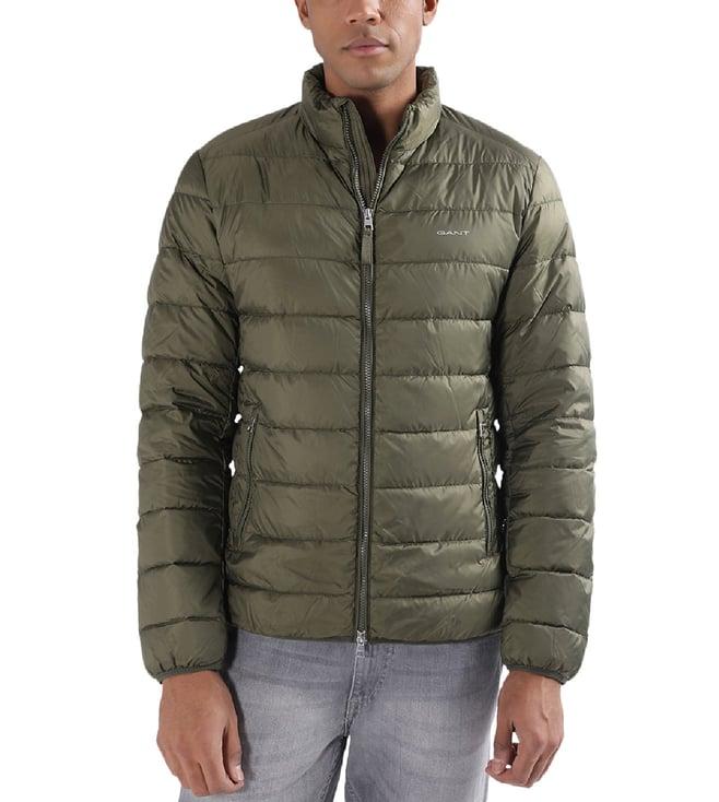 gant juniper green fashion regular fit puffer jacket