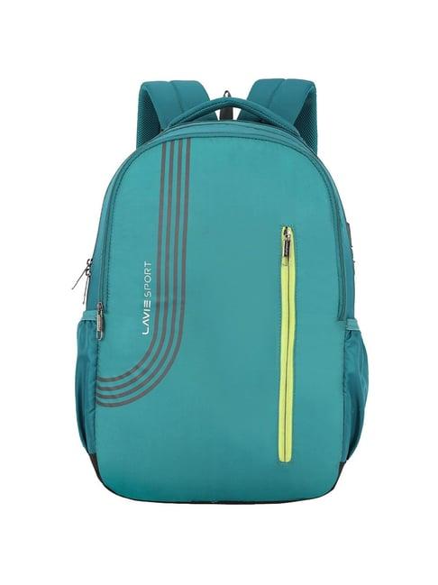 lavie sport golf 36l anti-theft laptop backpack for men & women | laptop bag for boys & girls (teal)