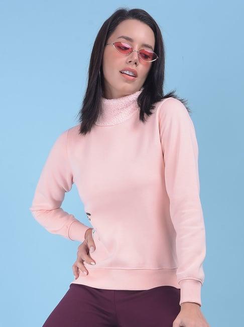 crimsoune club pink slim fit sweatshirt