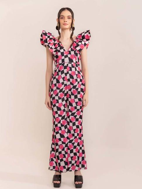 kaori by shreya agarwal multicolored printed jumpsuit