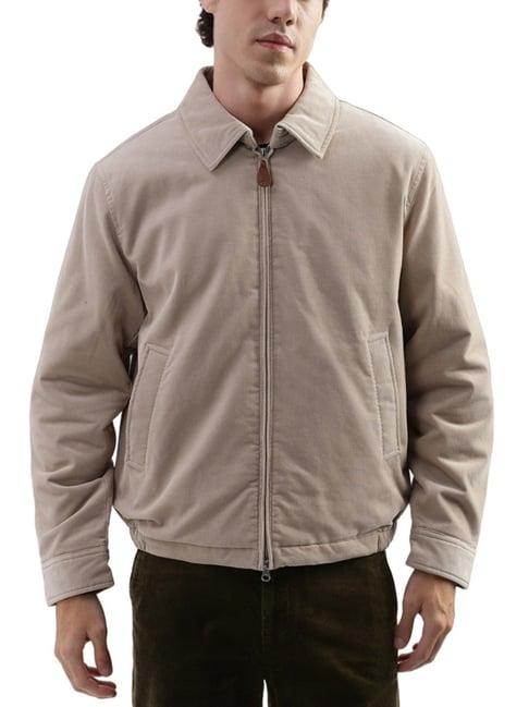 gant cream cotton regular fit jacket