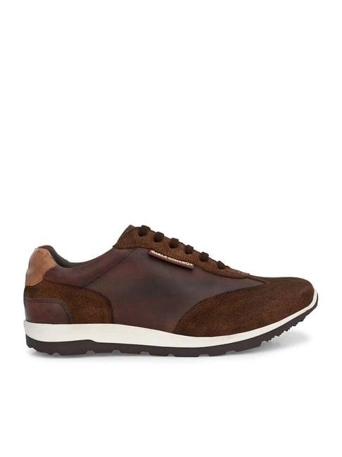 carlo romano men's tan casual sneakers