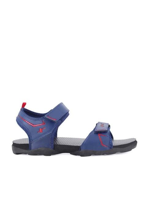 sparx men's navy floater sandals