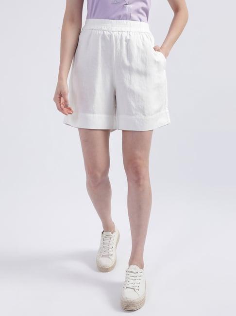 gant white relaxed fit shorts