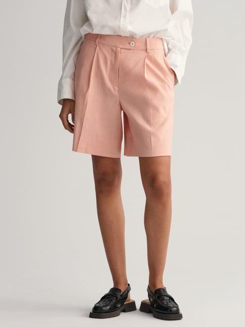 gant peach loose fit shorts