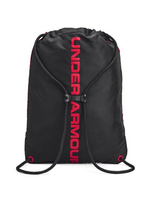 under armour ozsee black & red polyester solid backpack