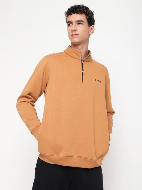 edrio almond relaxed fit sweatshirt