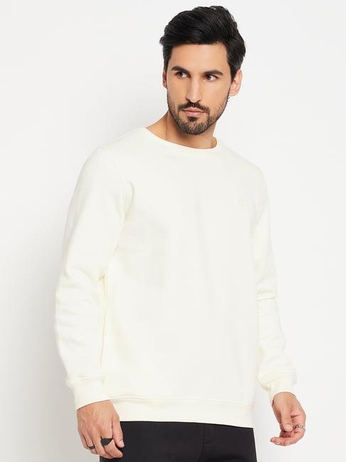 edrio off white relaxed fit sweatshirt