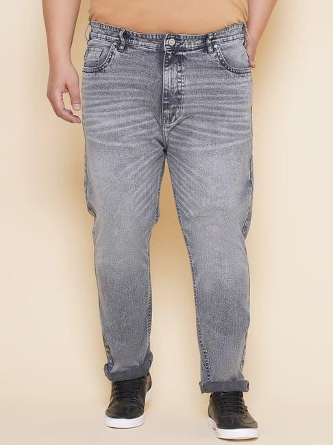 john pride grey regular fit jeans