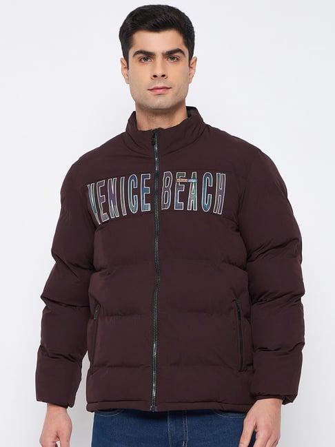 duke wine regular fit quilted jacket