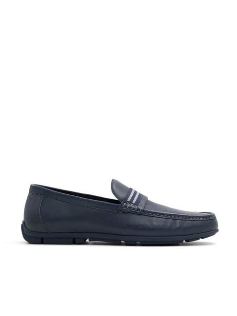 aldo men's blue casual loafers