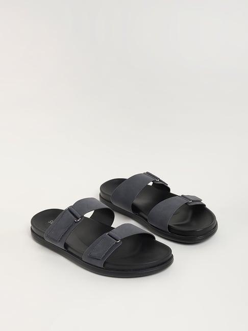 soleplay by westside grey strap-on sandals