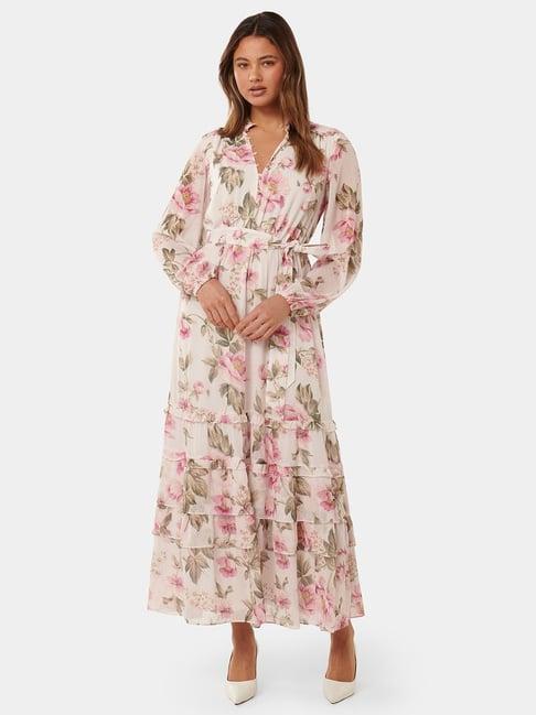 forever new multicolor floral print maxi dress