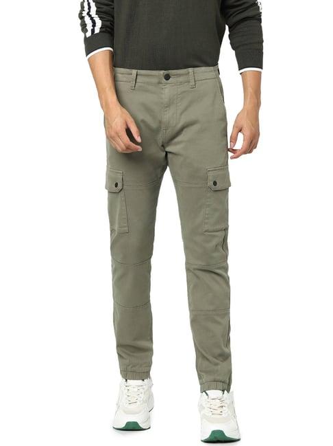 celio* olive loose fit cargo joggers