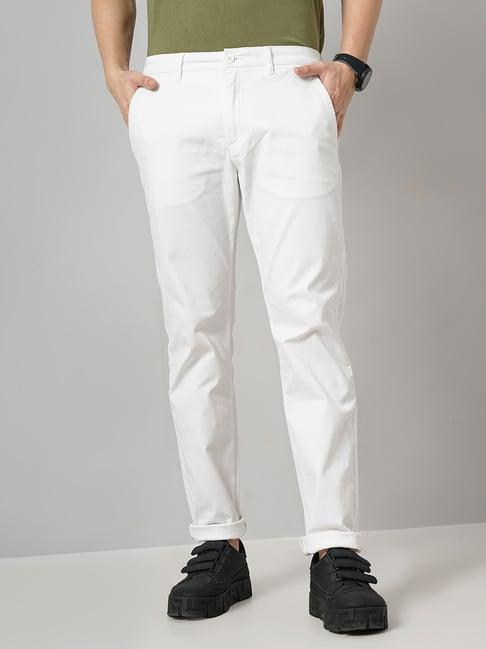 celio* white regular fit chinos