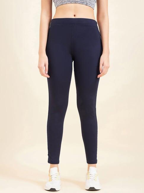 sweet dreams navy mid rise sports tights