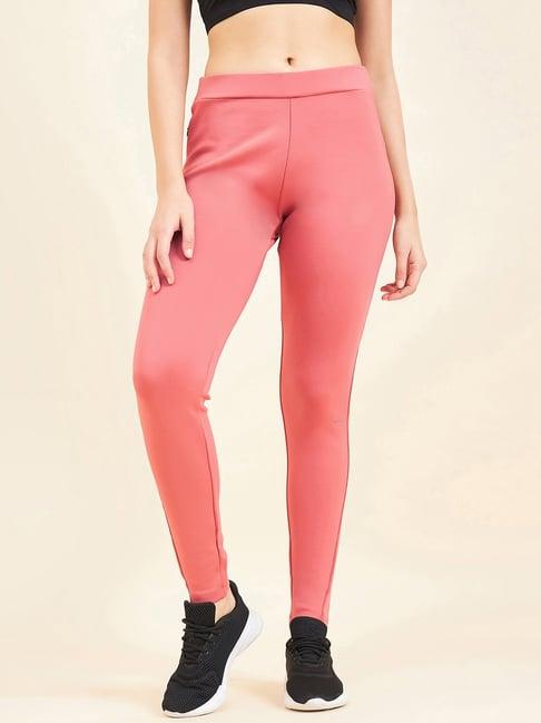 sweet dreams peach mid rise sports tights