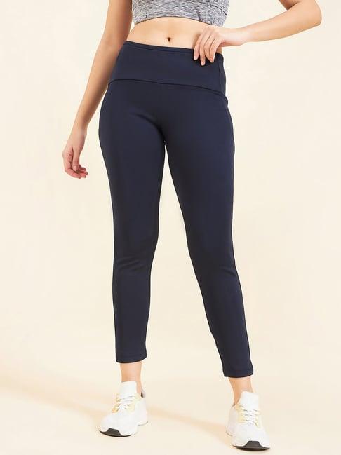 sweet dreams navy mid rise sports tights