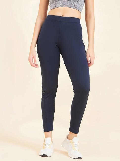 sweet dreams navy mid rise sports tights