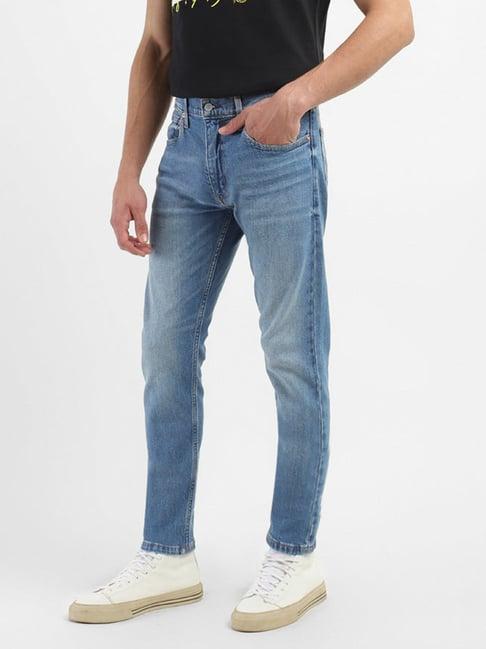 levi's 512 mid indigo slim tapered fit jeans