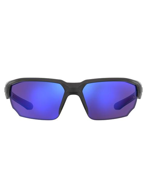 under armour blue rectangular unisex sunglasses