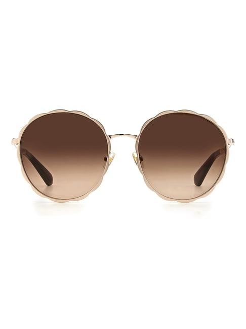 kate spade brown round sunglasses for women