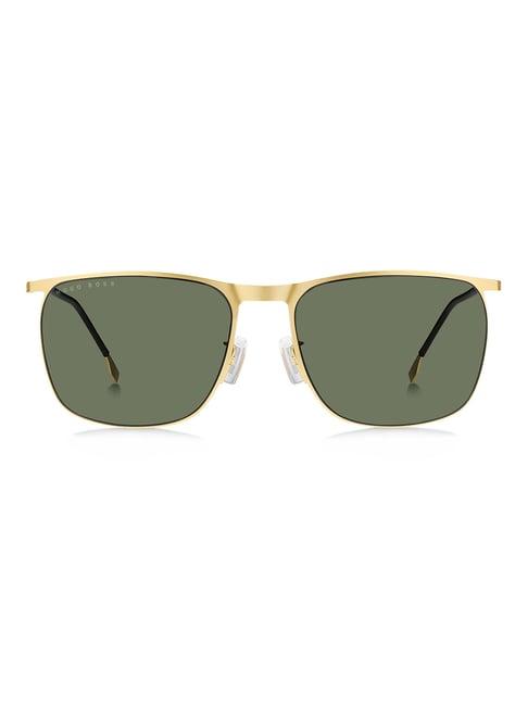 hugo boss green square sunglasses for men