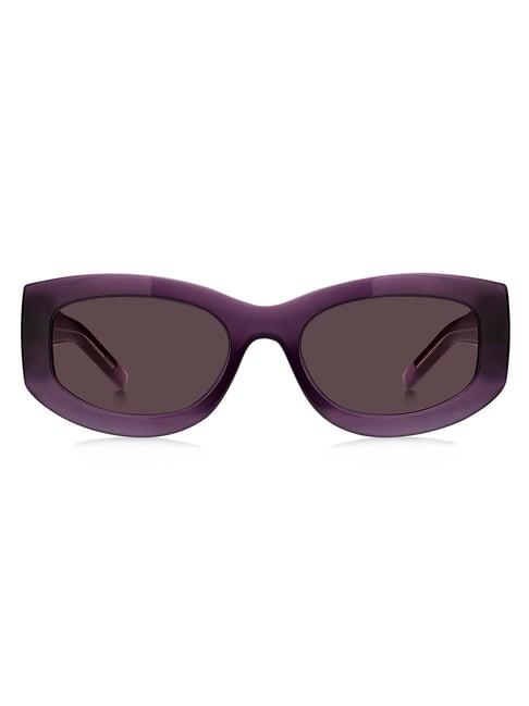 hugo boss purple cat eye sunglasses for women