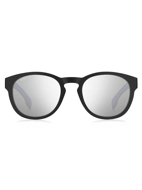 hugo boss white round sunglasses for men