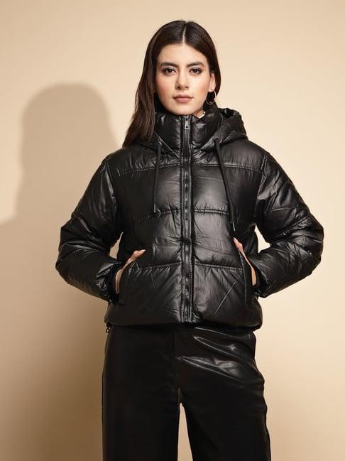 global republic black hooded jacket