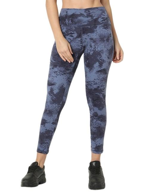 smarty pants blue camo print tights