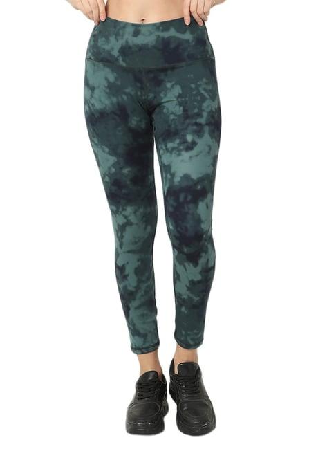 smarty pants green camo print tights