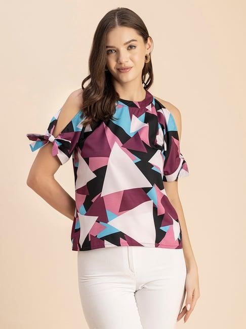 moomaya multicolor printed top