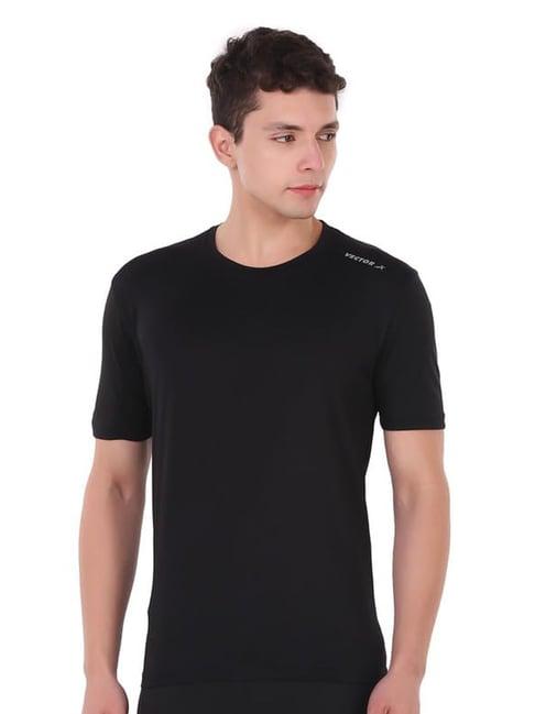 vector x z black regular fit t-shirt