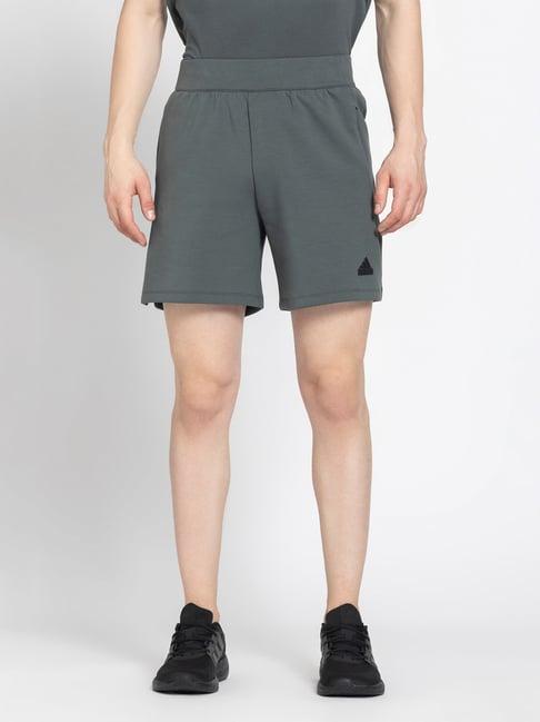 adidas green loose fit z.n.e. premium sports shorts